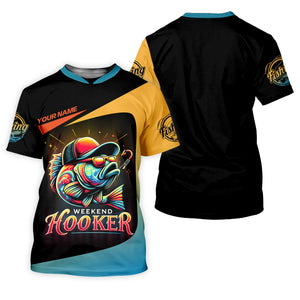 Weekend Hooker Performance Fishing Shirts, SPF Shirt For Men, Hooded Fishing Shirt, Fishing Shirts For Men