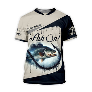 Bass Fishing Shirt, Long Sleeve Sun Shirt, Camo Long Sleeve Shirt, Mens Fishing Shirt