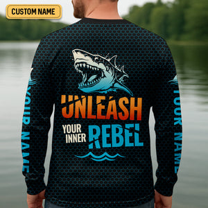 Unleash Your Inner Rebel Performance Fishing Shirts, SPF Shirt For Men, Fishing Shirts For Men