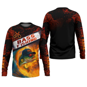 Bass Fishing Apparel, SPF Shirt For Men, Gift For Fisherman, Fishing Shirts For Men