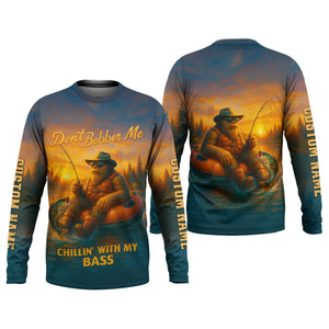 Don't Bobber Me Bass Fishing Shirt, SPF Long Sleeve Shirts, Presents For Fishermen