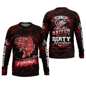 He’s the Master Baiter & I’m the Dirty Hooker SPF Shirts, Fishing Shirts For Men, Fisherman Gift