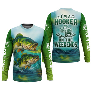 I'm A Hooker Fishing UV Shirts, Funny Fishing Shirt, Fisherman Outfit, Fishing Shirts For Men