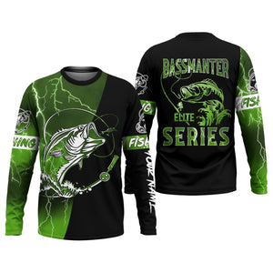 Bassmanter Elite Series, Fishing UV Shirts, Men Jersey, Men Button Down Shirt, Men Long Sleeve Shirt