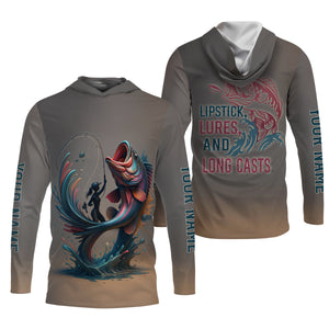 Women's Long Sleeve Fishing Shirts, Funny Fishing Shirt, UV Protection Clothing