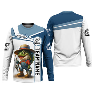 Largemouth Bass Fishing Team Shirt, UV Protection Shirt, Fishing Jersey, Men Long Sleeve Shirt