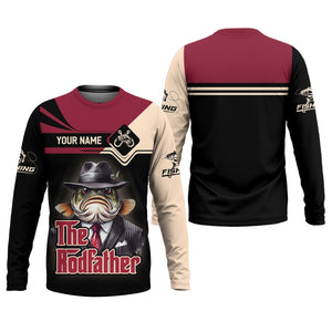 The Rod Father SPF Shirts, Custom Fishing Shirts, Fishing Shirts For Men, Funny Fisherman Gift