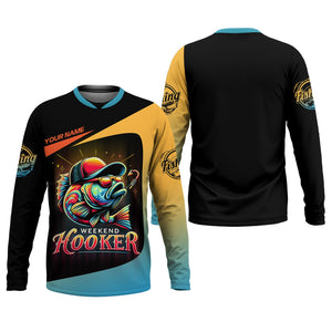 Weekend Hooker Performance Fishing Shirts, SPF Shirt For Men, Hooded Fishing Shirt, Fishing Shirts For Men