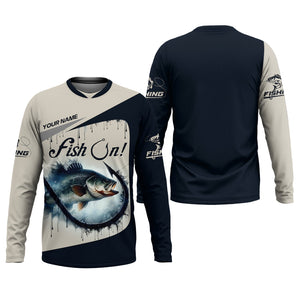 Bass Fishing Shirt, Long Sleeve Sun Shirt, Camo Long Sleeve Shirt, Mens Fishing Shirt
