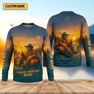 Don't Bobber Me Bass Fishing Shirt, SPF Long Sleeve Shirts, Presents For Fishermen