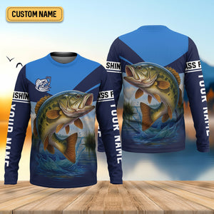 Largemouth Bass Fishing SPF Shirt For Men, Fisherman Outfit, Gift For Fisherman