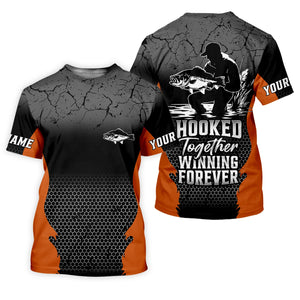 Hook Together, Winning Forever, Fishing Tournament Shirt, SPF Shirt For Men, Presents For Fishermen