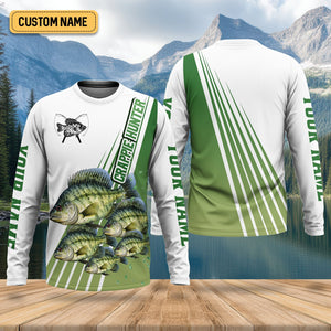 Crappie Hunter, Fishing UPF Shirts, Men Button Down Shirt, Presents For Fishermen, Mens Casual Shirts