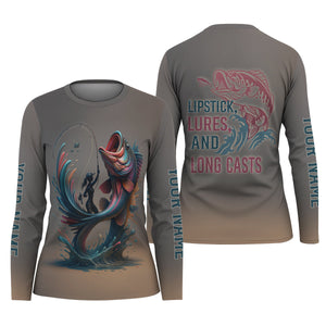 Women's Long Sleeve Fishing Shirts, Funny Fishing Shirt, UV Protection Clothing