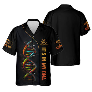 It's In My DNA Fishing UPF Shirts, Funny Fishing Shirt, Men Jersey, Presents For Fishermen