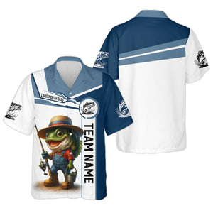 Largemouth Bass Fishing Team Shirt, UV Protection Shirt, Fishing Jersey, Men Long Sleeve Shirt