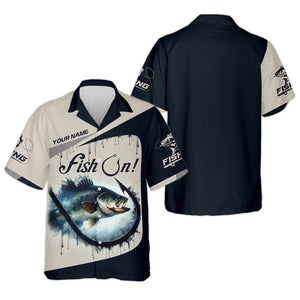 Bass Fishing Shirt, Long Sleeve Sun Shirt, Camo Long Sleeve Shirt, Mens Fishing Shirt