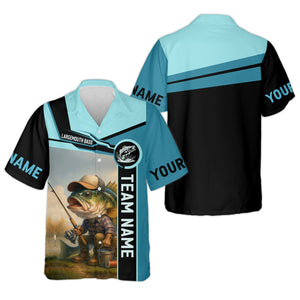 Largemouth Bass Fishing, Fishing Team Shirts SPF Shirt, Best Fishing Gifts, Mens Casual Shirts