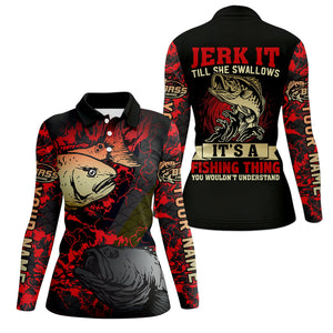 Bass Fishing UPF Shirts, It's a Fishing Thing You Would't Understand, Women Fishing Shirt, SPF Long Sleeve Shirts Womens