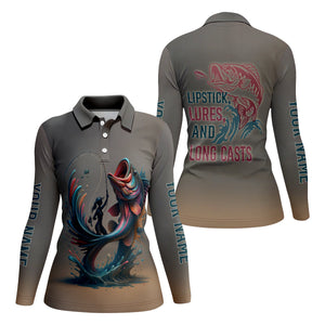 Women's Long Sleeve Fishing Shirts, Funny Fishing Shirt, UV Protection Clothing