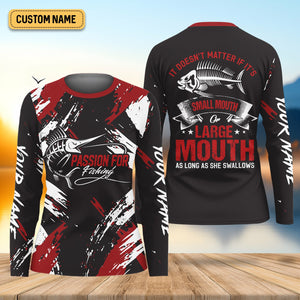 Passion for Fishing Shirts, SPF Long Sleeve Shirts Womens, Female Fishing Shirts