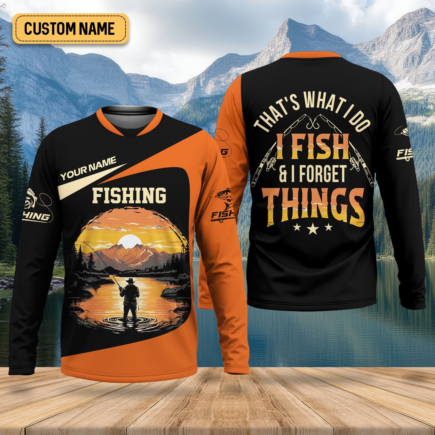 That's What I Do Fishing UPF Shirts, Long Sleeve Fishing Shirts, Gift For Fisherman
