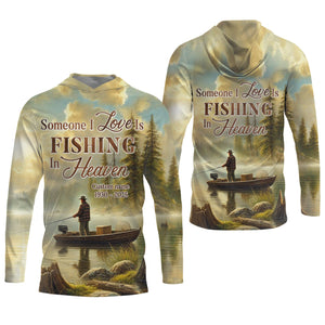 Someone I Love Is Fishing In Heaven, Fishing Shirts For Men, Gifts For Fisherman, Fishing Memorial Gifts