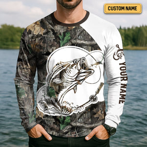 I Love It When She Bends Over Fishing Shirt, Fishing T-Shirts Funny, SPF Shirts For Men, Men Long Sleeve Shirt