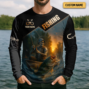 Drink Beer Funny Fishing Shirts, SPF Long Sleeve Shirts, Sun Shirts For Men, Hooded Long Sleeve Shirt