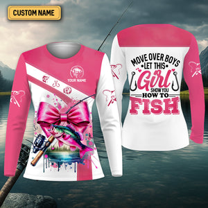 How To Fish, Coquette Shirt, UV Shirts For Women, Long Sleeve Sun Shirt, Female Fishing Shirt, Long Sleeve Tops