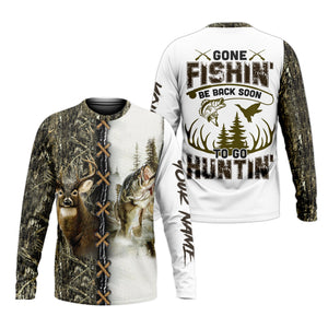 Fishing And Hunting, Reindeer Shirt, UPF Fishing Shirts, Long Sleeve Fishing Shirts, Men Long Sleeve Shirt