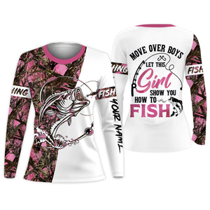How To Fish, Pink Fishing Shirt, Fishing UPF Shirts, Funny Fishing Shirts, UV Shirts For Women, Long Sleeve Sun Shirt