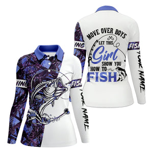 How To Fish, Purple Fishing Shirt, Fishing UPF Shirts, Funny Fishing Shirts, UV Shirts For Women, Long Sleeve Sun Shirt