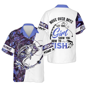 How To Fish, Purple Fishing Shirt, Fishing UPF Shirts, Funny Fishing Shirts, UV Shirts For Women, Long Sleeve Sun Shirt