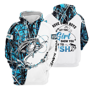 How To Fish, Blue Fishing Shirt, Funny Fishing Shirts, Fishing UPF Shirts, UV Shirts For Women, Long Sleeve Sun Shirt