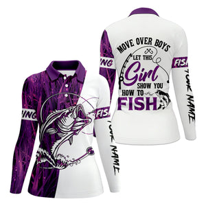 How To Fish, Purple Fishing Shirt, Fishing UPF Shirts, UV Shirts For Women, Funny Fishing Shirts, Long Sleeve Sun Shirt