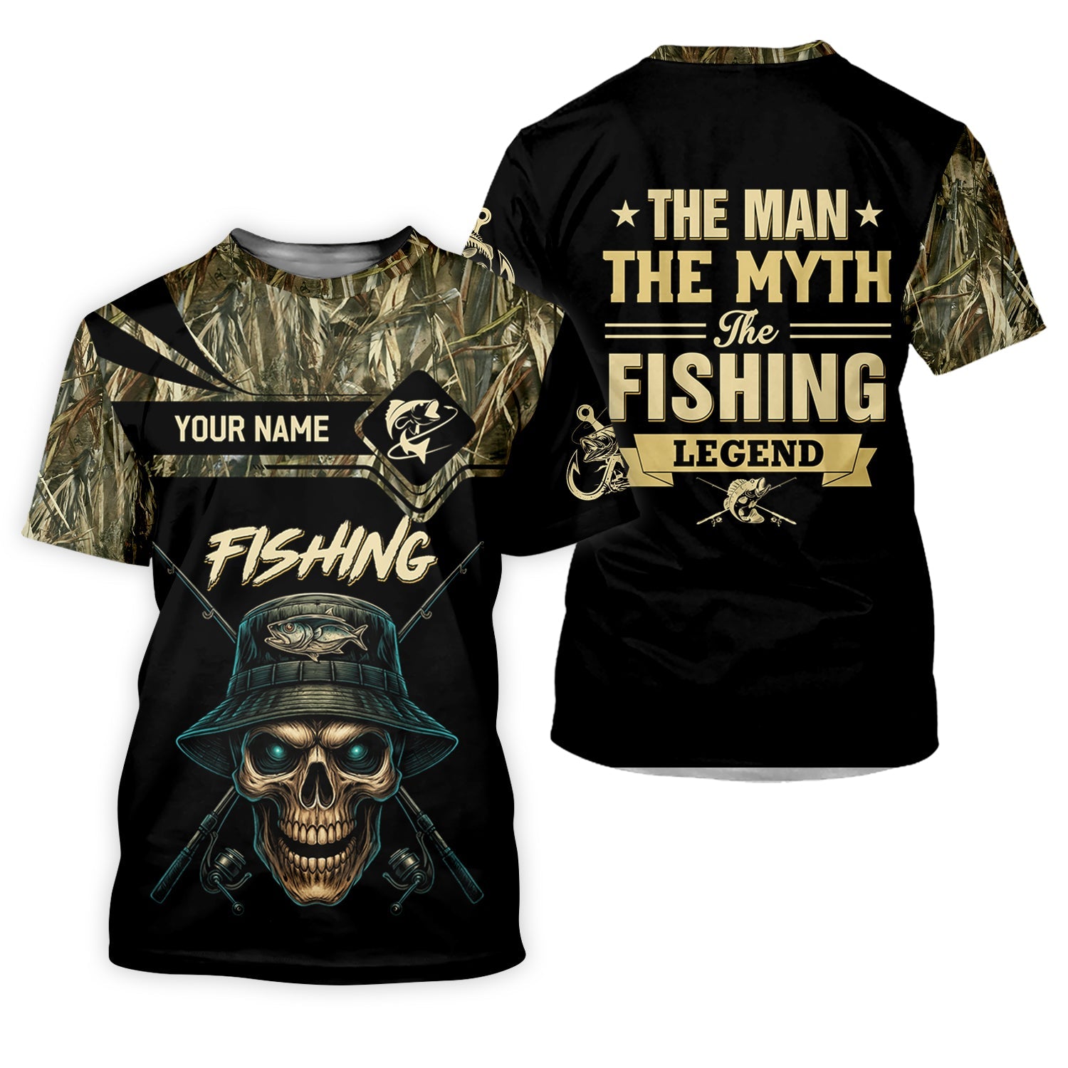 The Man The Myth The Legend, SPF Long Sleeve Shirts, SPF Shirts For Men, Fishing UPF Shirts, Sun Shirts For Men