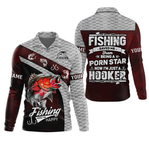 Fishing Saved Me from Being Pornstar Funny Fishing Shirt, SPF Shirt For Men, Gift For Fisherman