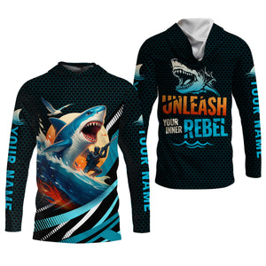 Unleash Your Inner Rebel Performance Fishing Shirts, SPF Shirt For Men, Fishing Shirts For Men