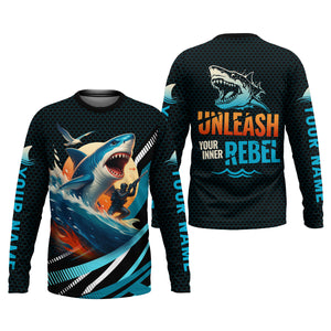 Unleash Your Inner Rebel Performance Fishing Shirts, SPF Shirt For Men, Fishing Shirts For Men