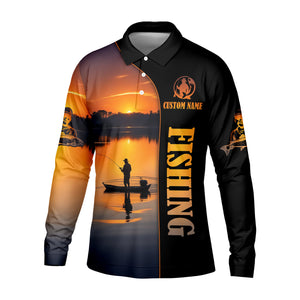 Sunset Fishing Shirt Long Sleeve, Hooded Sun Shirt, Camo Long Sleeve Shirt, Mens Fishing Shirt
