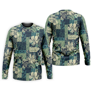 Tribal Aztec Pattern Fishing UPF Shirts, Tropical Floral Men Fishing Shirt, Gift For Fisherman