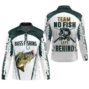 No Fish Left Behind, Team Fishing Shirt, Mens SPF Shirt, Fishing Gifts For Men, Bass Fishing
