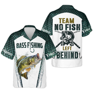 No Fish Left Behind, Team Fishing Shirt, Mens SPF Shirt, Fishing Gifts For Men, Bass Fishing