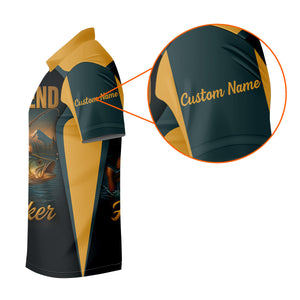 Weekend Hooker Sasquatch Fishing UPF Shirts, Funny Fishing Shirt, Men's Fishing Shirt