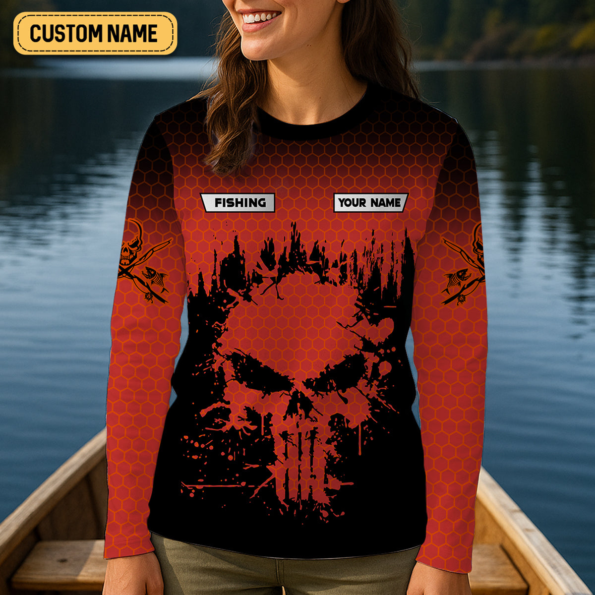 Fishing Saved Me From Being A Pornstar Red Fishing Shirt, Funny Fishing Shirt, Female Fishing Shirts