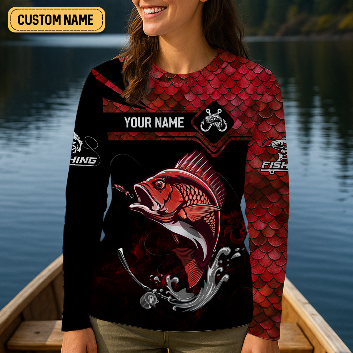 Fishing Shirts, So Good With My Rod I Make Fish Come, SPF Long Sleeve Shirts Womens, Female Fishing Shirts