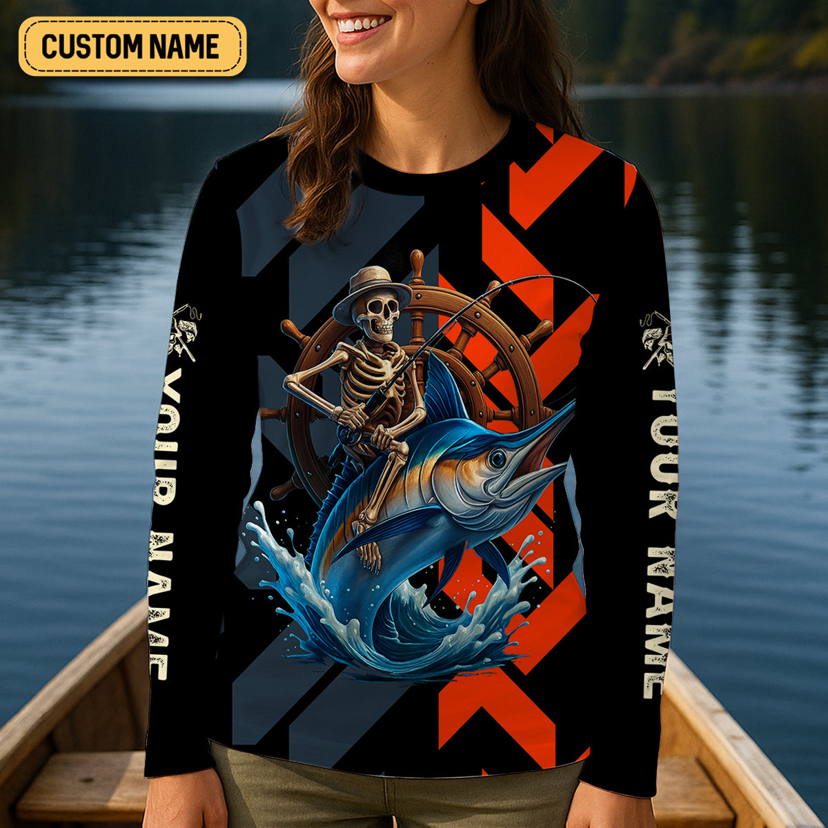 Life's Better With A Rod In Hand UPF Shirts, Fishing Shirts For Women, Funny Fisherman Gift