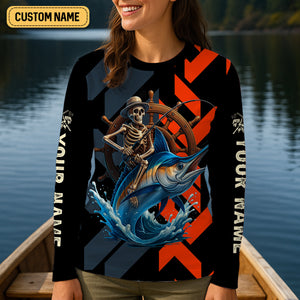 Life's Better With A Rod In Hand UPF Shirts, Fishing Shirts For Women, Funny Fisherman Gift