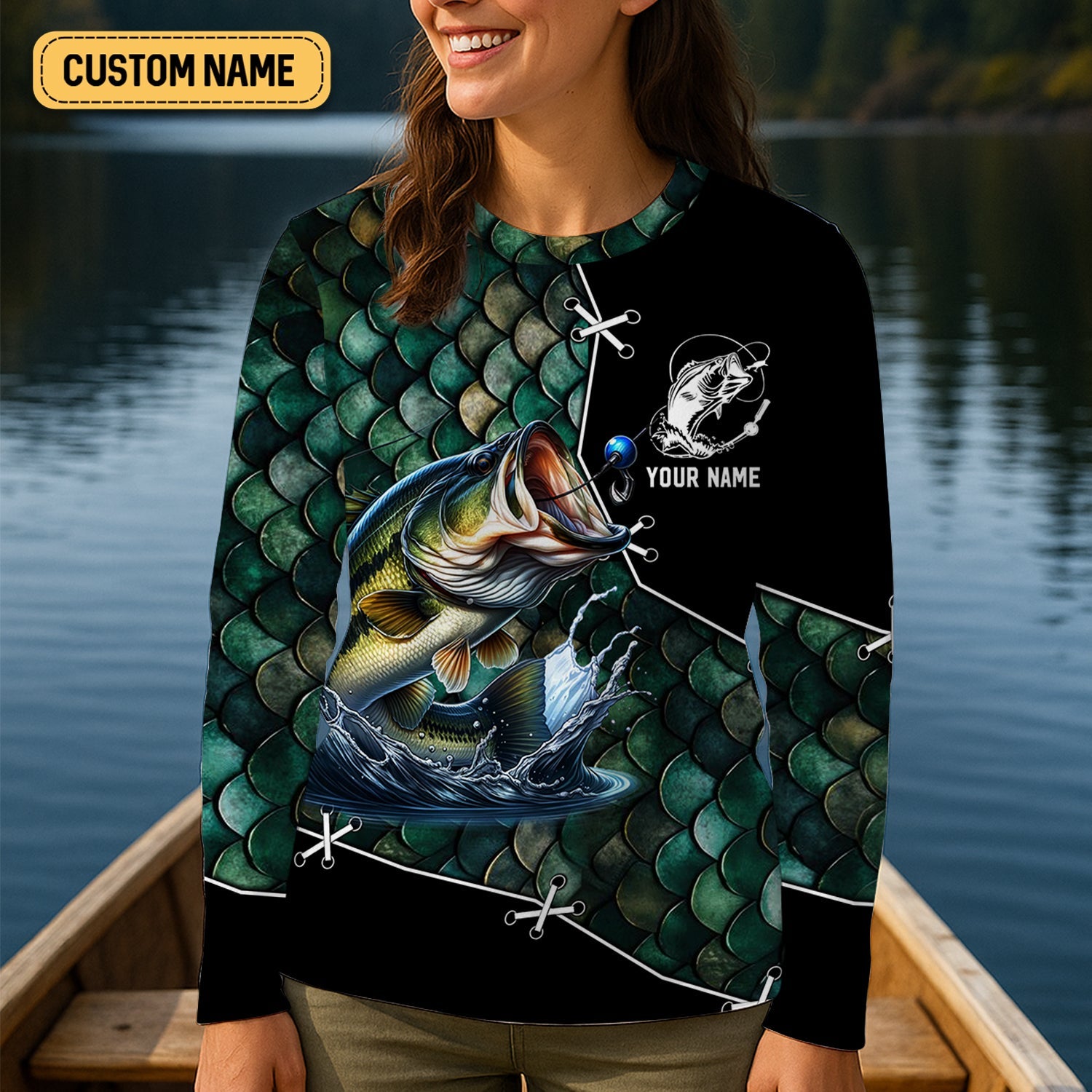 The Master Baiter And Dirty Hooker Fishing UPF Shirts, SPF Long Sleeve Shirts Womens